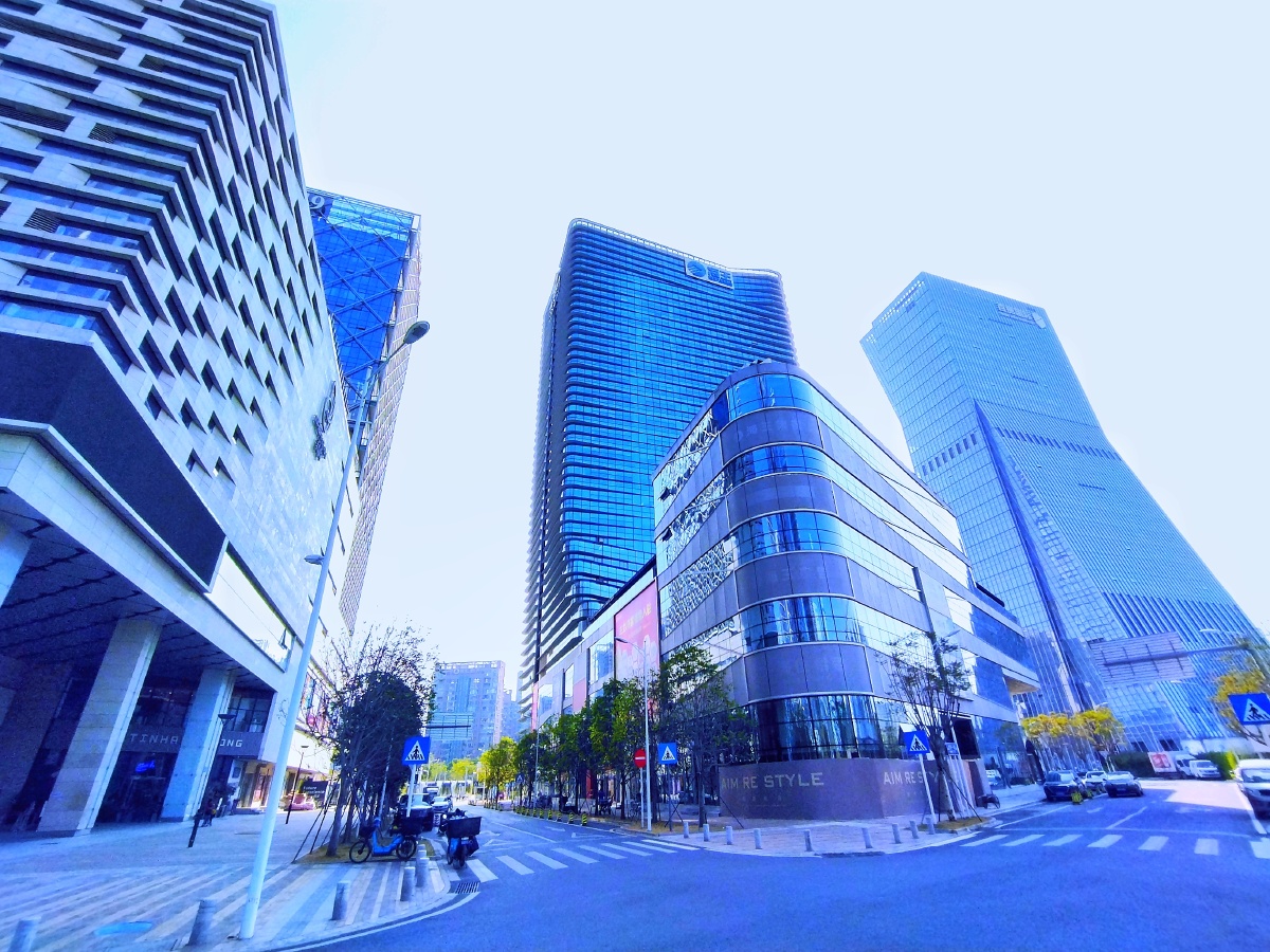 深圳南山区后海的高楼大厦