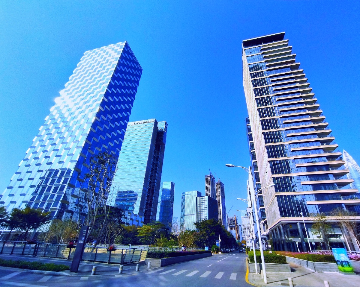 深圳南山区后海的高楼大厦