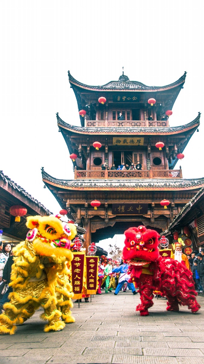 春节发源地阆中民俗展演