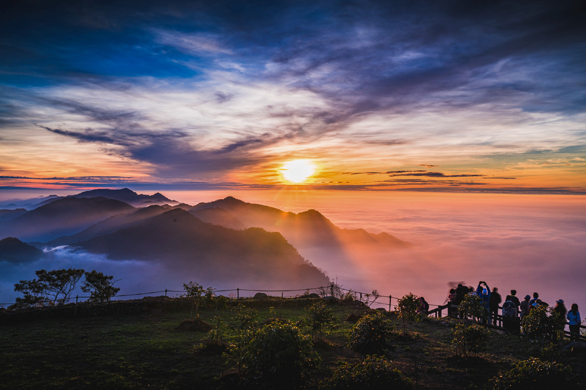 夕阳,云海,火烧云