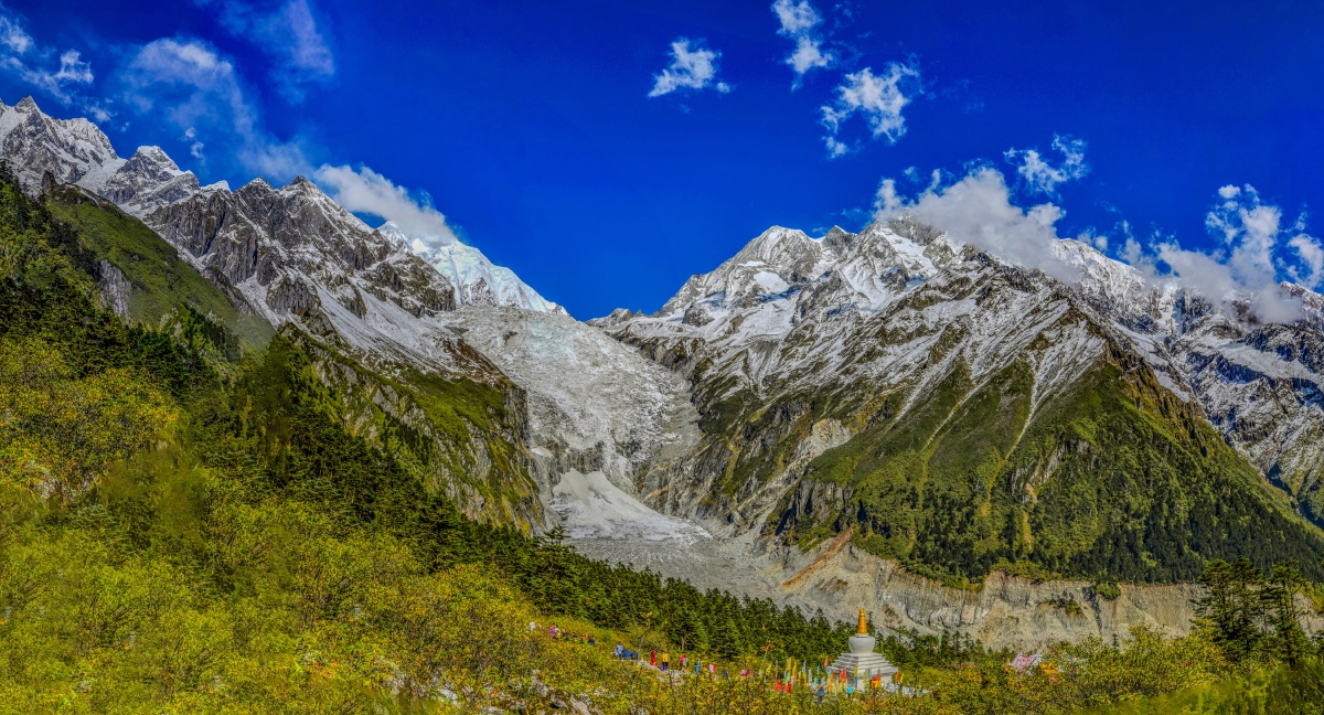 海螺沟四号营地大冰瀑布 - 乐活映像 - 图虫