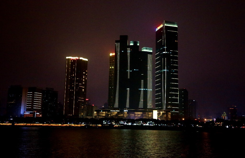 长沙湘江江边