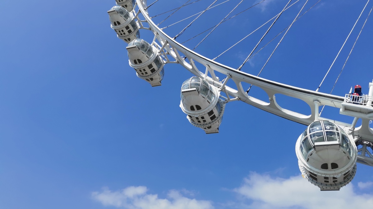 深圳宝安滨海文化公园欢乐港湾摩天轮