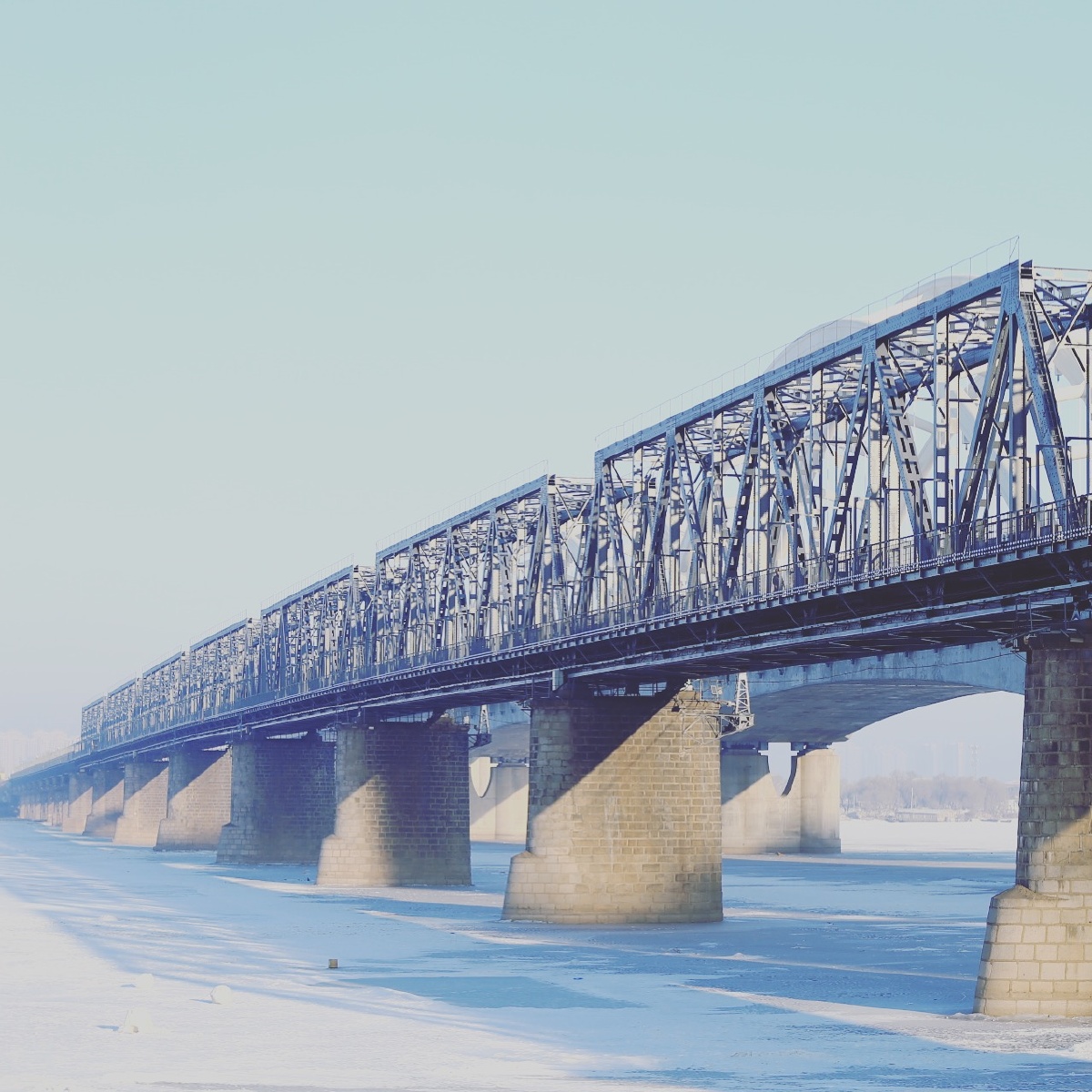 滨州线松花江老铁桥