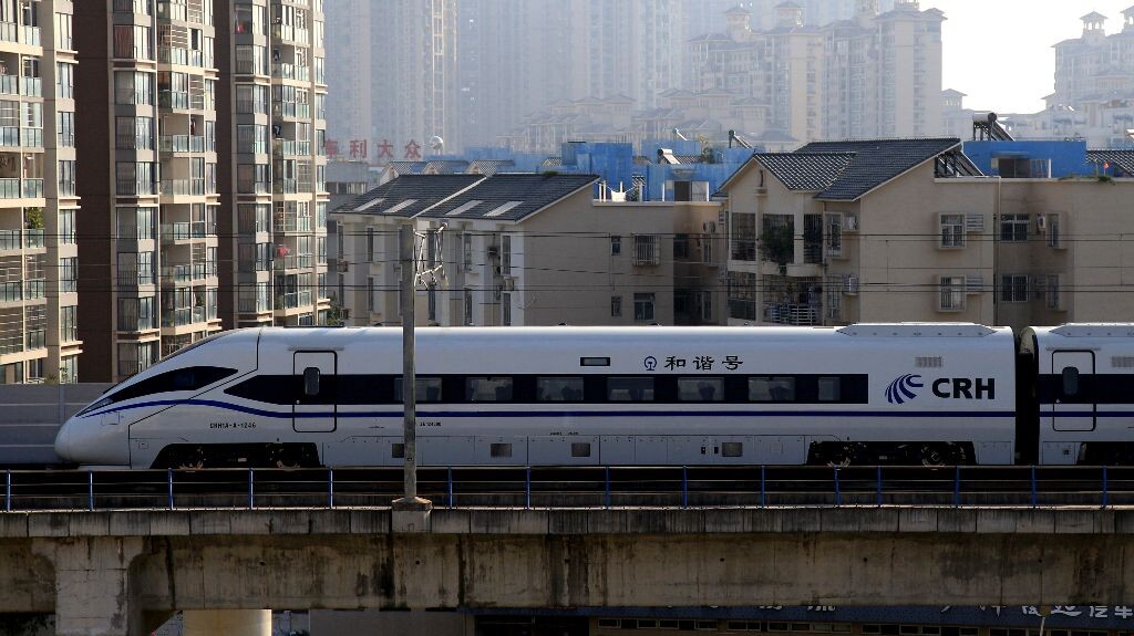 CRH1A-A City and train 广珠城际