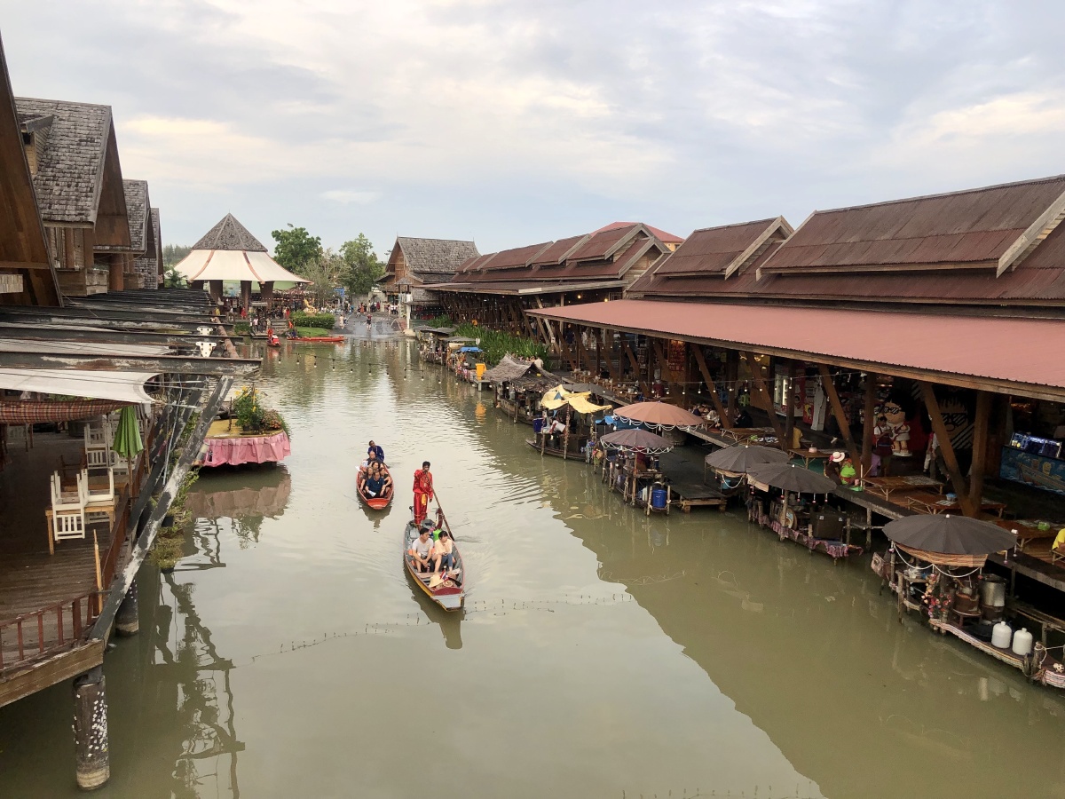 泰国杜拉拉水上市场