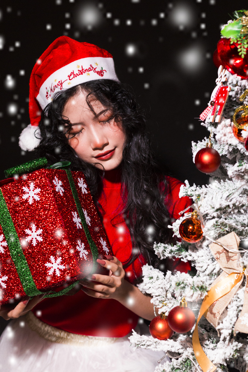 圣诞女孩写真约拍