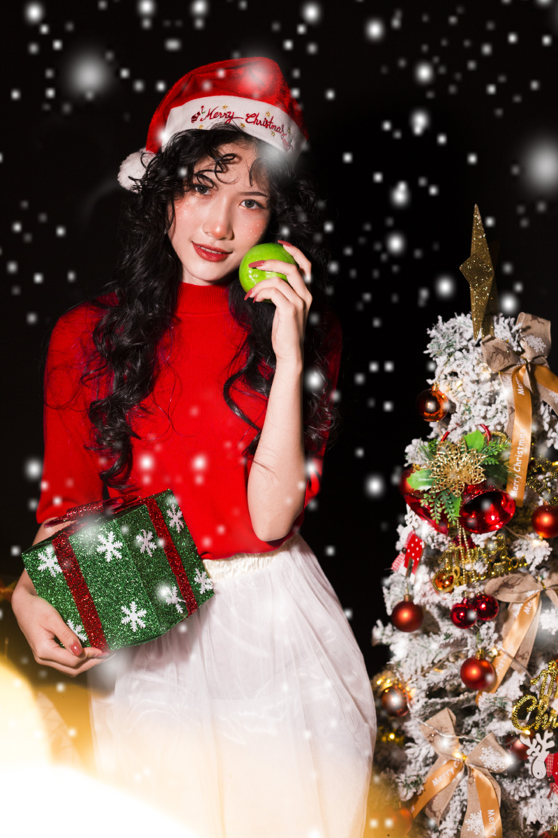 圣诞女孩写真约拍