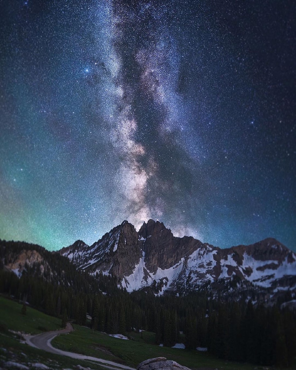 milkyway way composite to show what the night sky would look