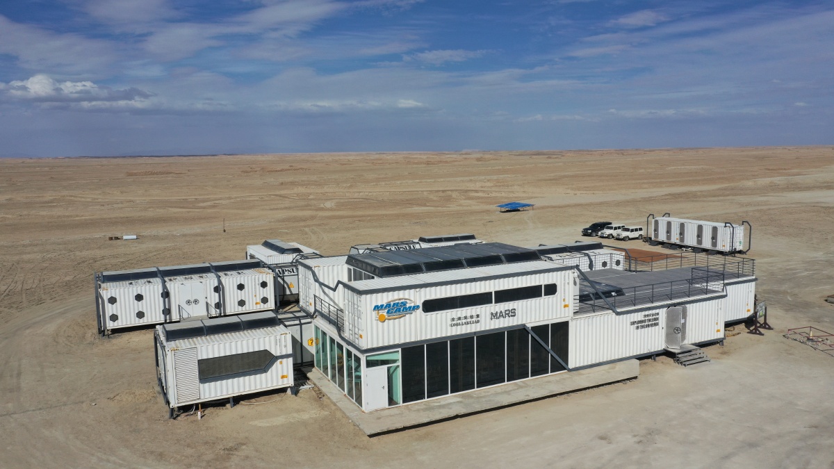俄博梁的火星营地青海海西网红地标