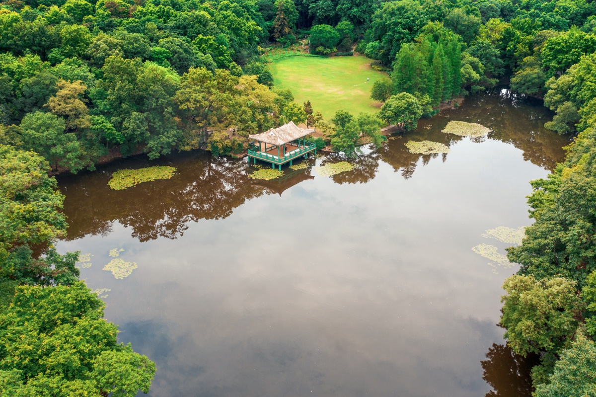 南京紫金山音乐台流徽榭