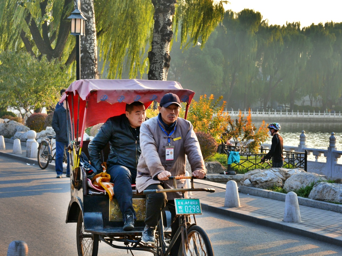 京城人力三轮车夫