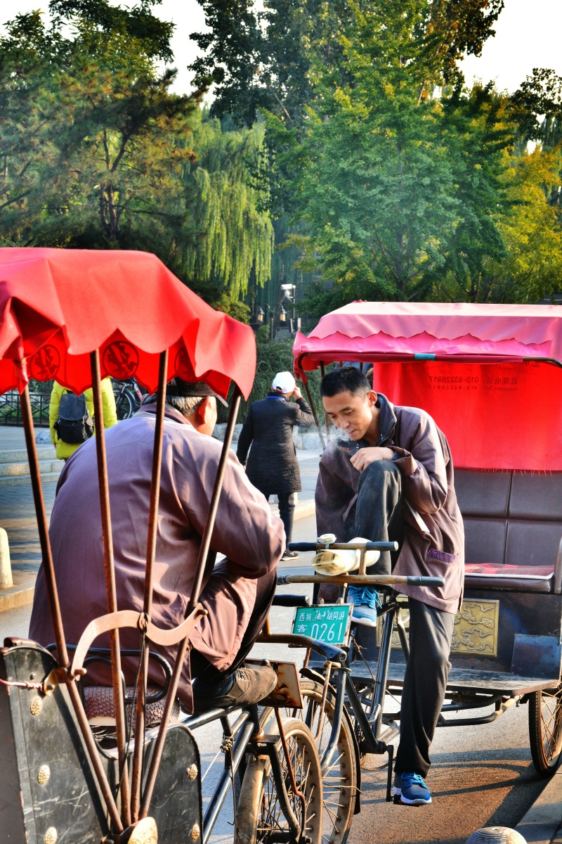 京城人力三轮车夫