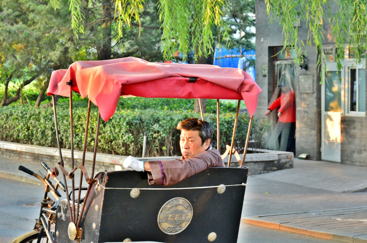 京城人力三轮车夫