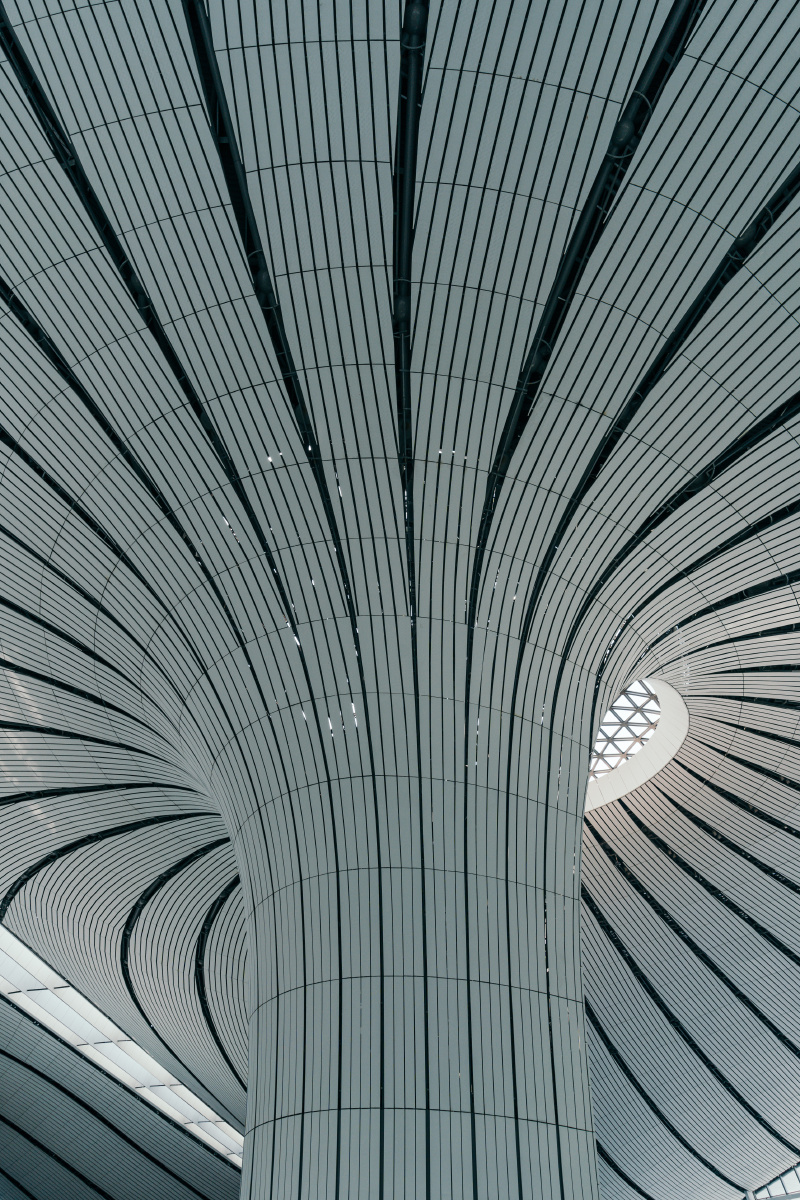 大兴机场的线条美