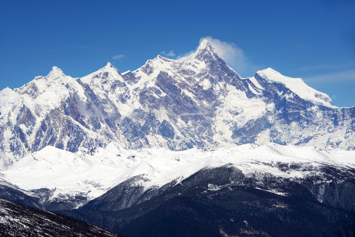 中国最美山峰南迦巴瓦