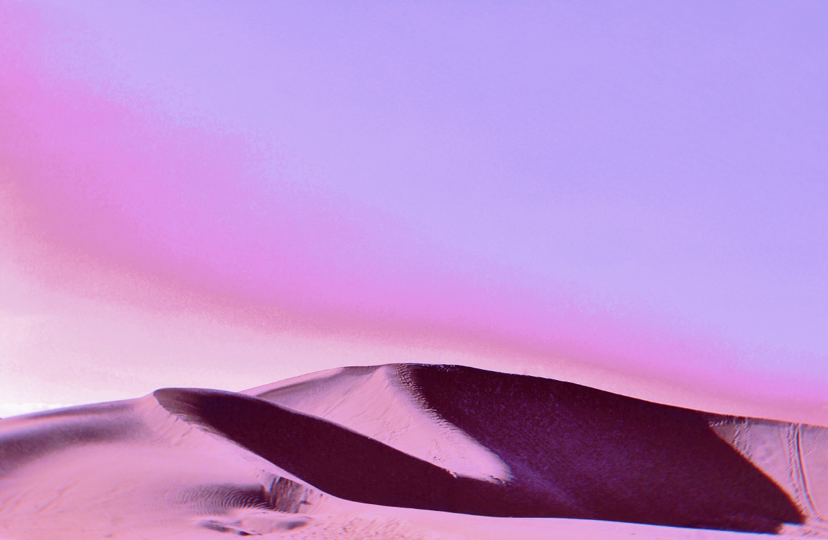 我眼中的彩色沙漠