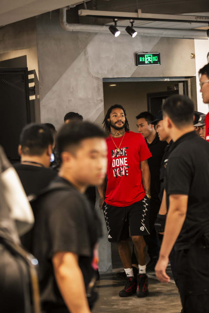 德里克罗斯罗斯中国行杭州站老兵不死玫开二度nba罗斯中国行篮球永不