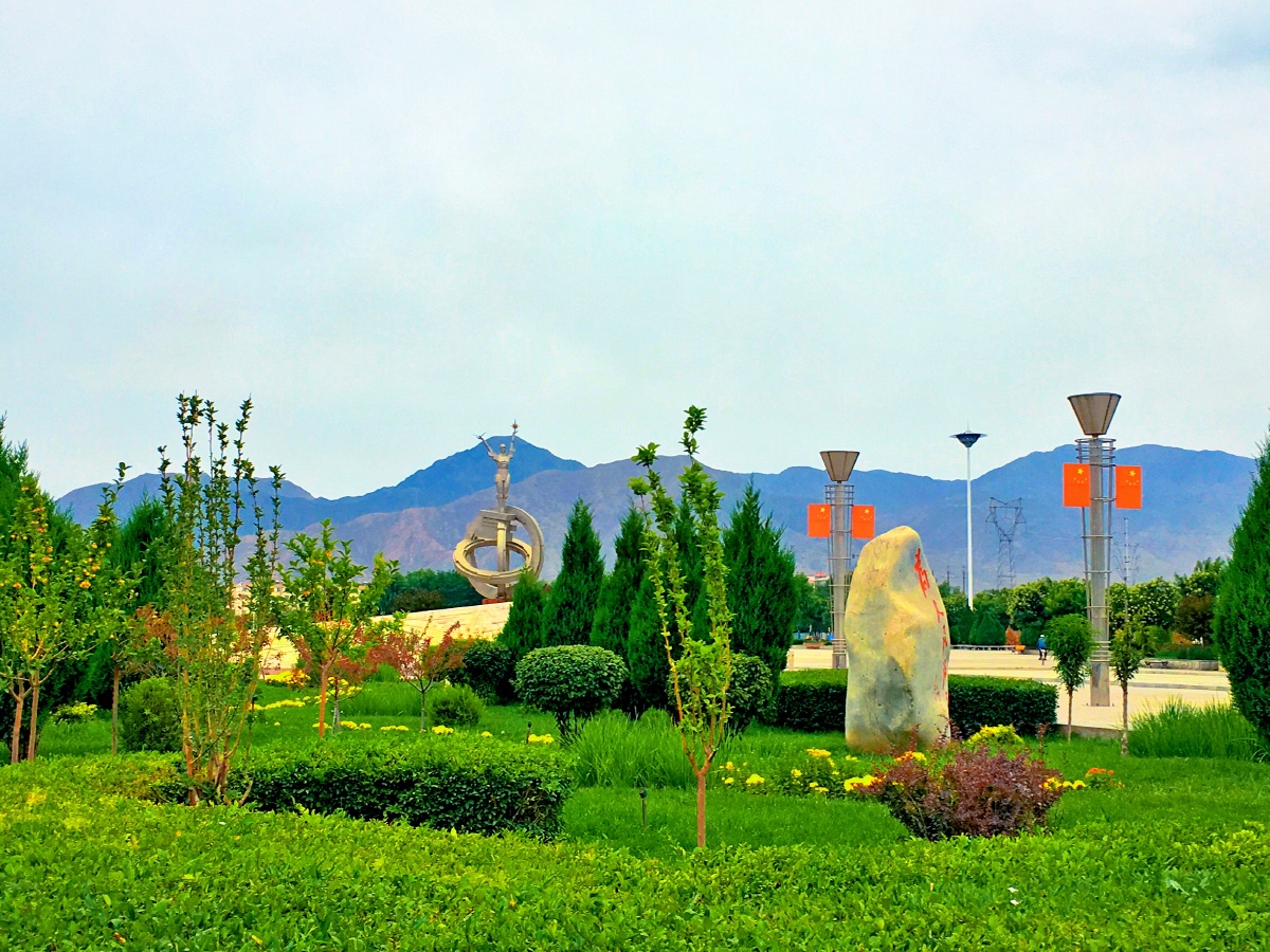 金昌市河西堡广场掠影