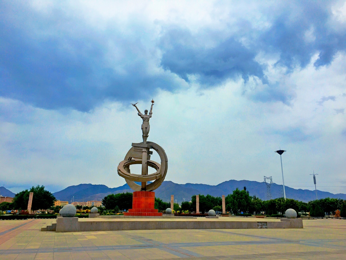 金昌市河西堡广场掠影