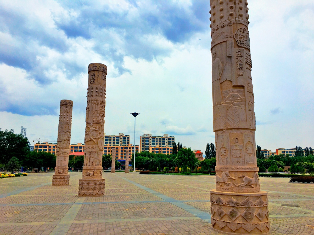 金昌市河西堡广场掠影