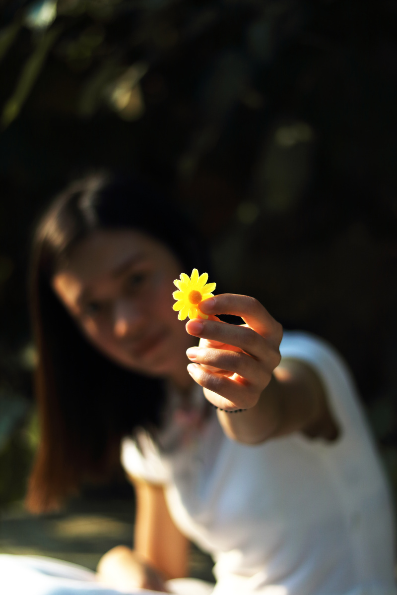 拈一朵落花,看尽世间繁华 - 人像, 少女, 小清新