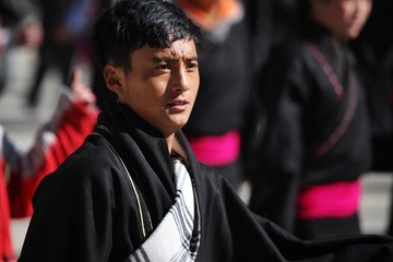 藏族中学生