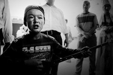 哈萨克族少年
