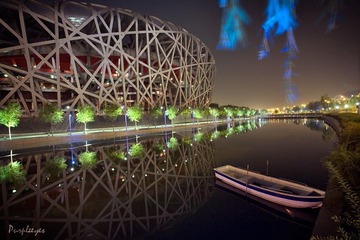鸟巢夜景