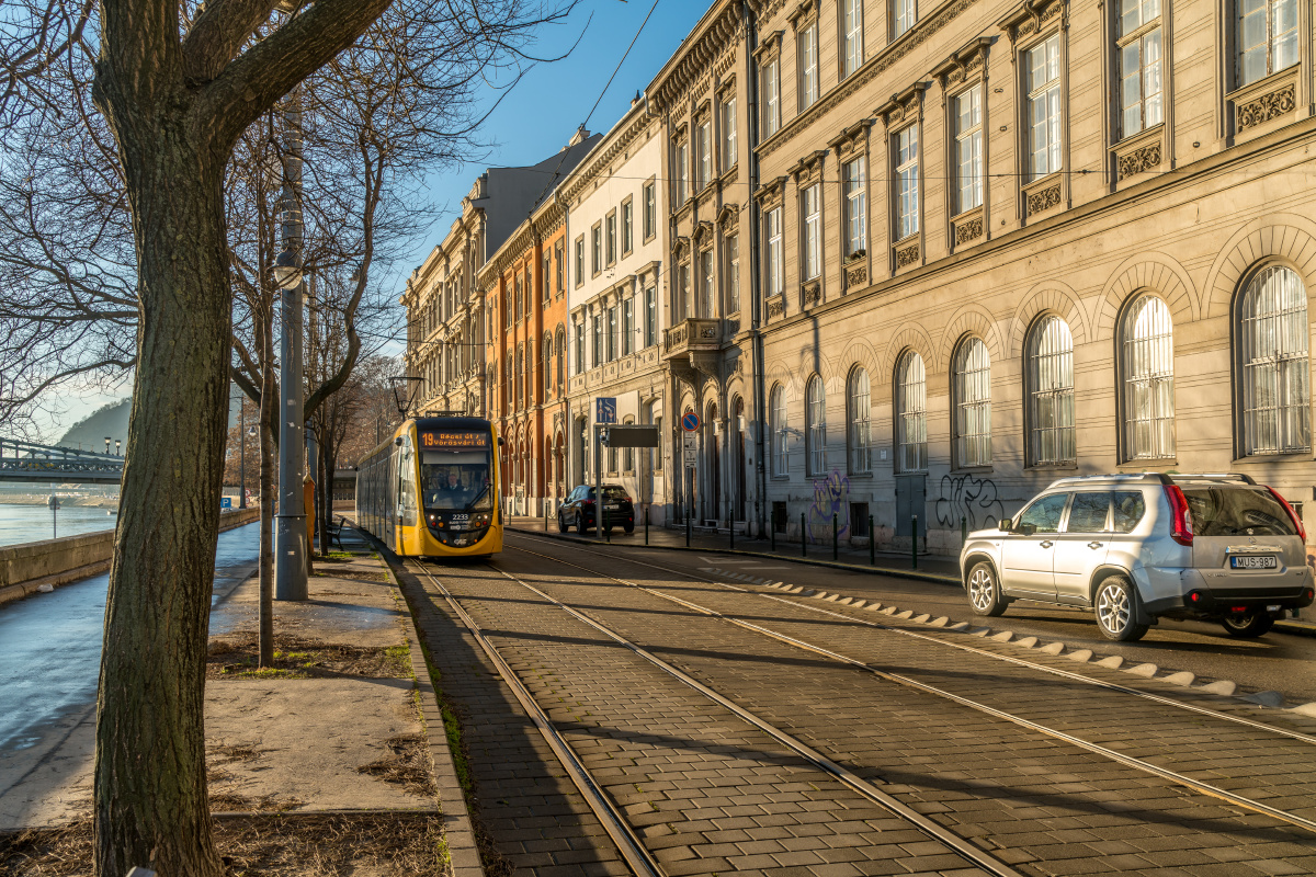 布达佩斯冬日街头