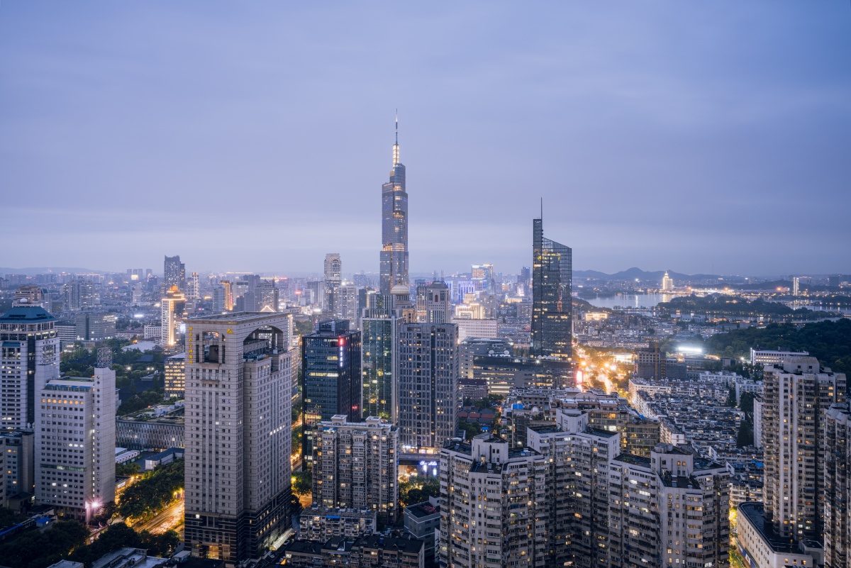 南京新街口鼓楼紫峰大厦