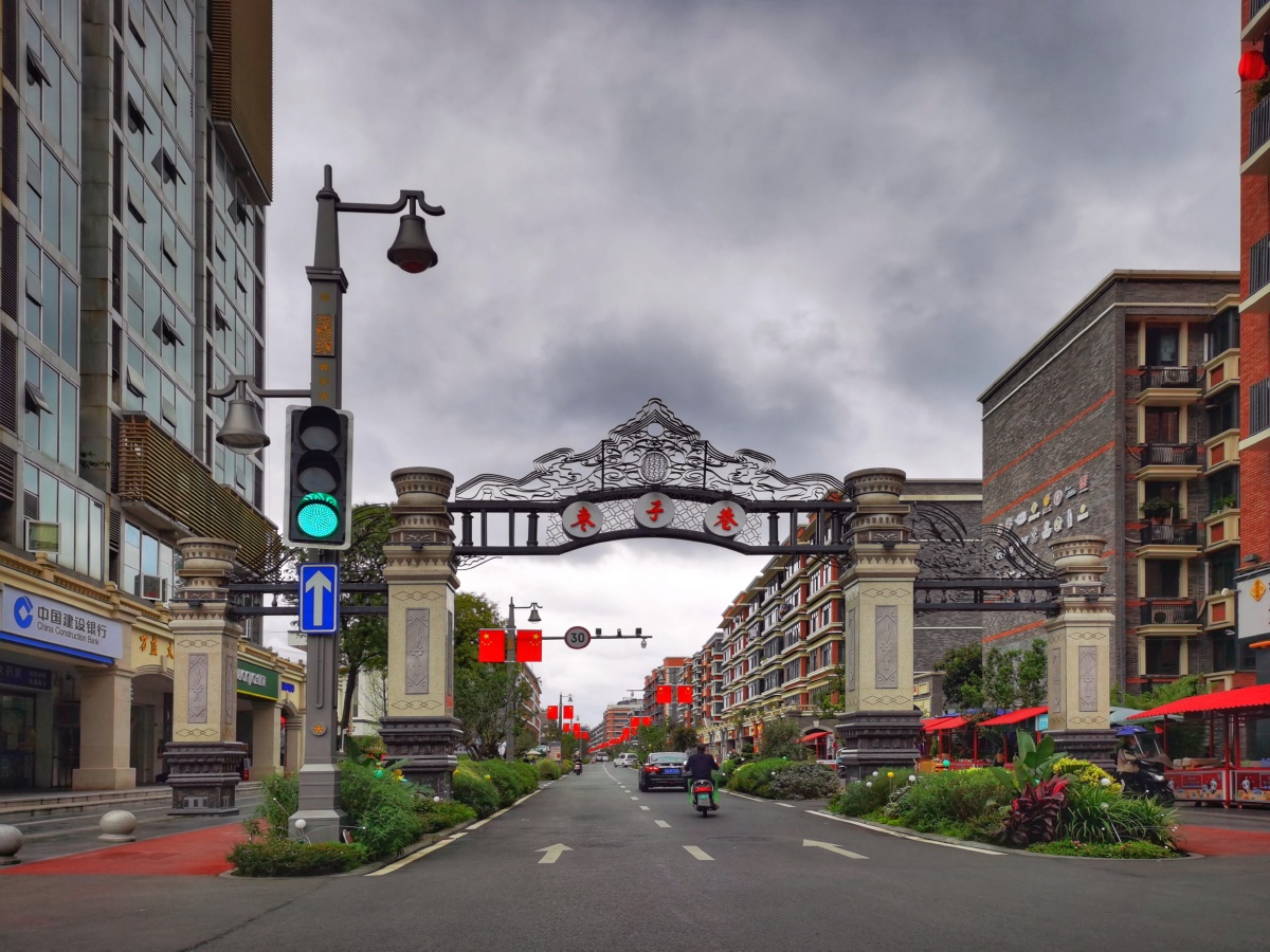 成都网红打卡地枣子巷街口