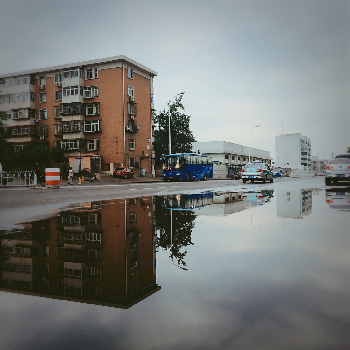 雨后的倒影特别安静