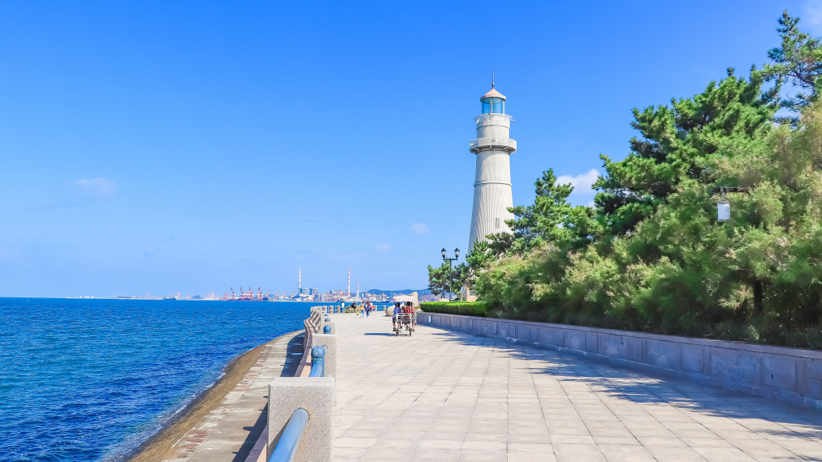 威海悦海公园刘公岛华润湾九里灯塔