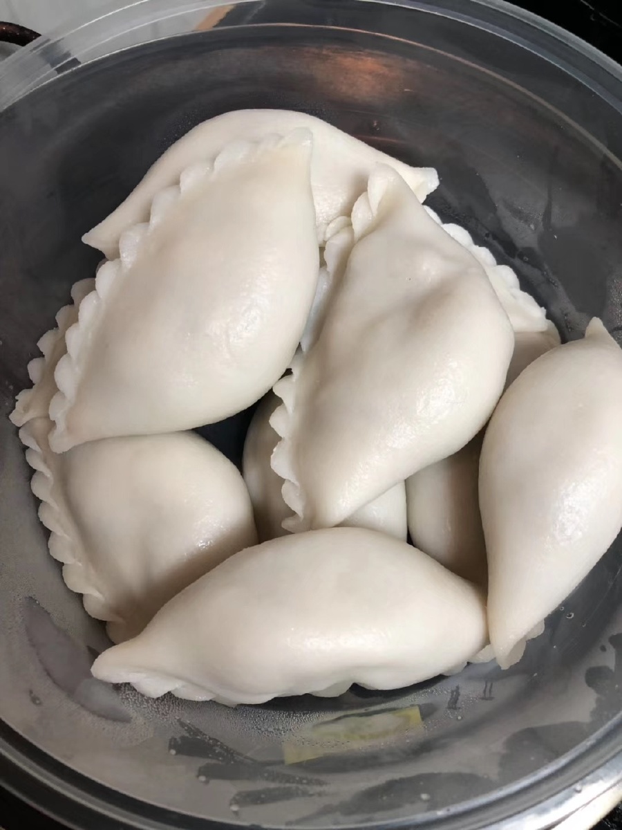 在老妈家包的汤包团宁海特色小吃哦