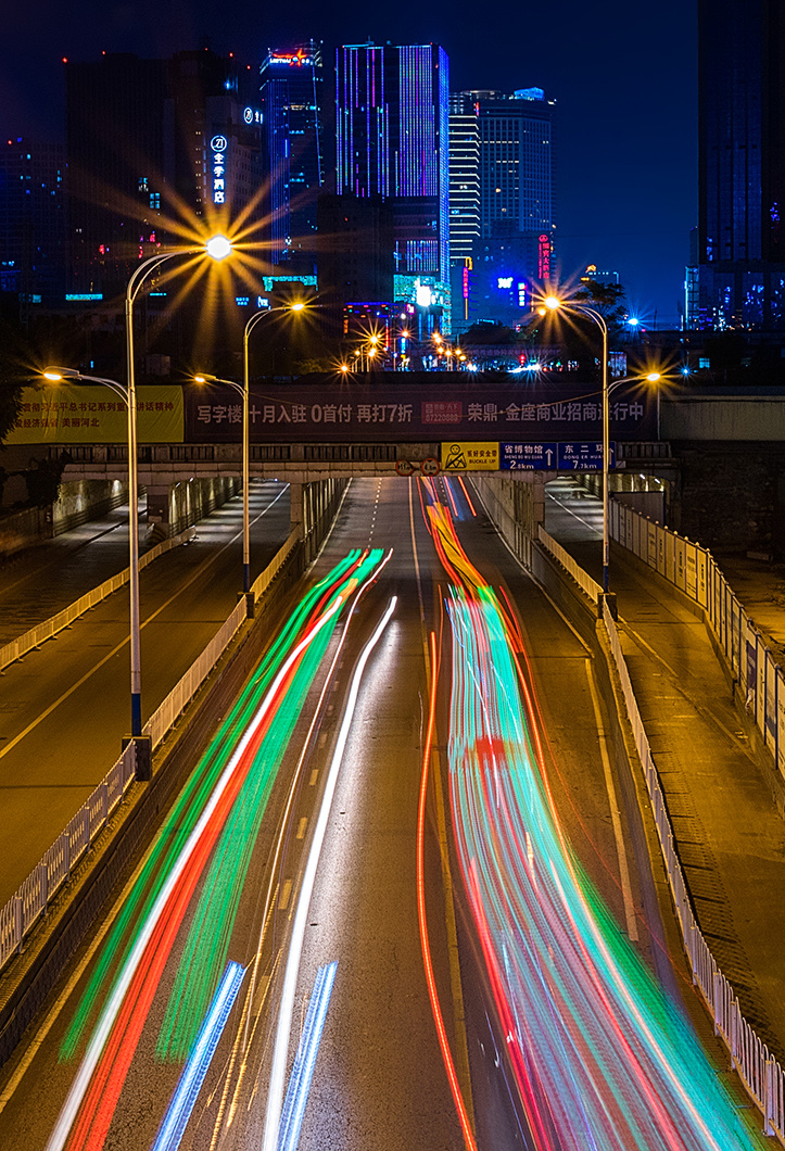 石家庄天桥车流