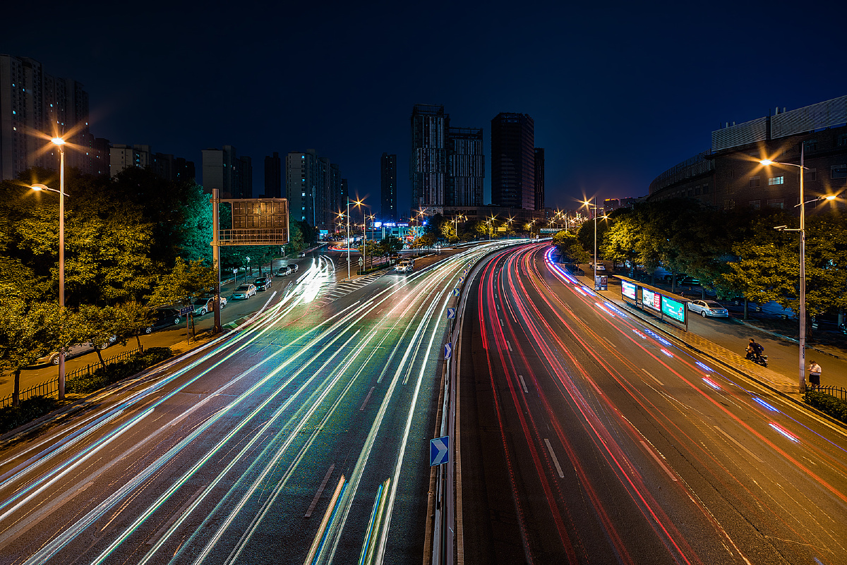石家庄天桥车流