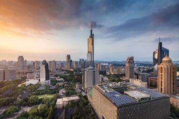 橙蓝交映