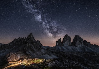 三峰星空