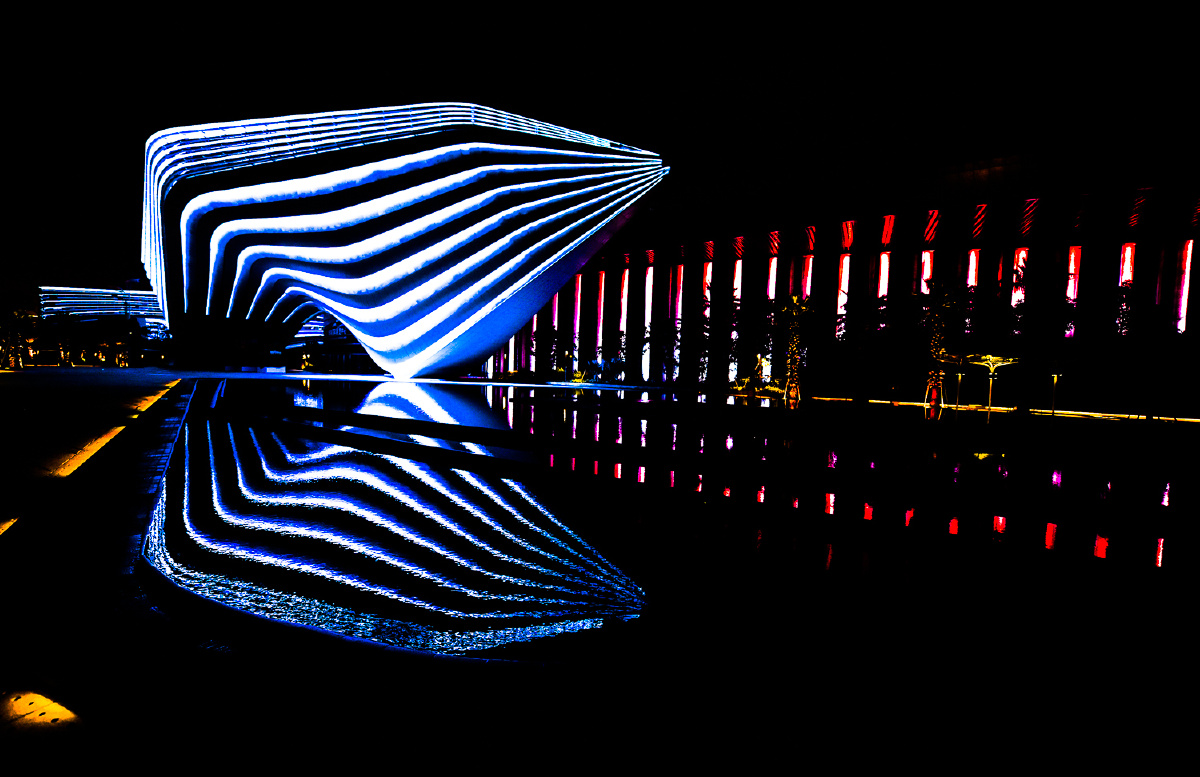 珠海国际会展中心夜景1