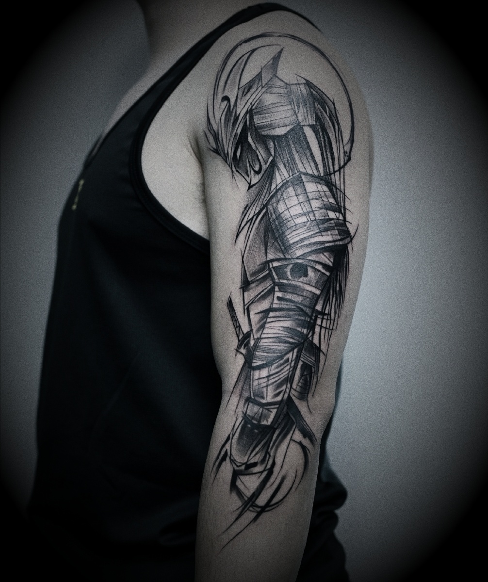 武士- 扬州纹身