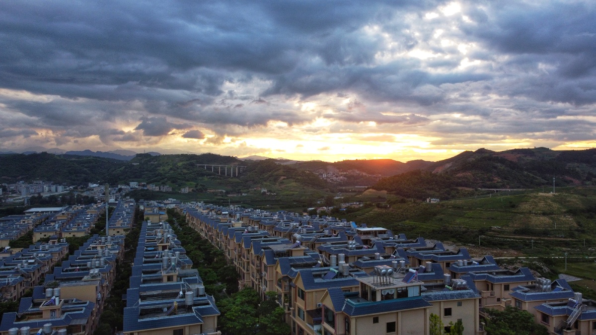 云南文山州城市美景