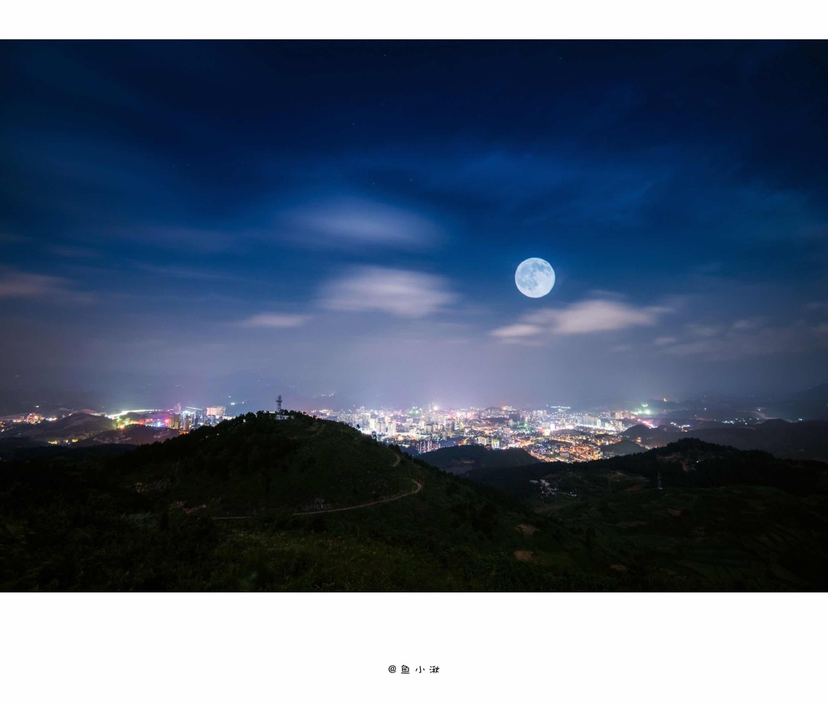 凯里小高山夜景