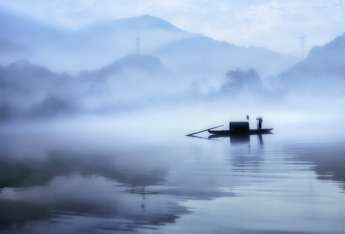 薄雾笼孤舟huaweip30pro