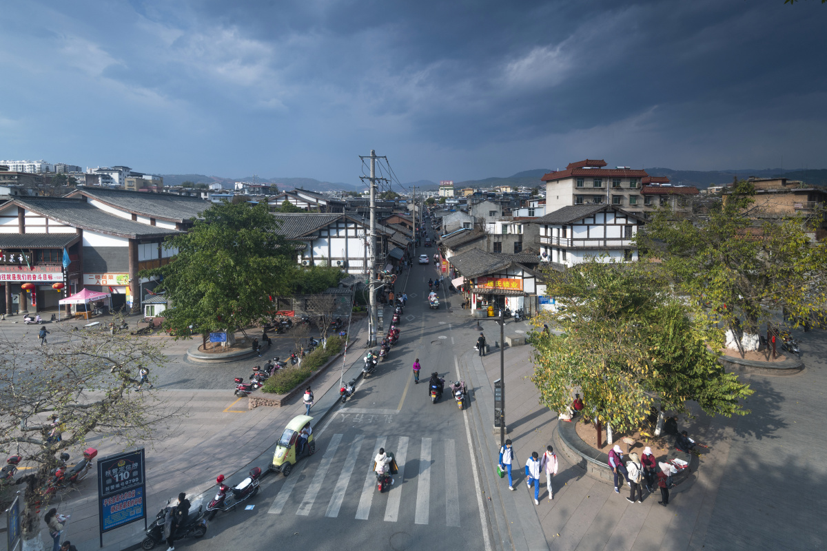 西昌古城区一角