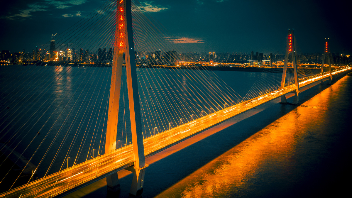 武汉长江上的十座大桥