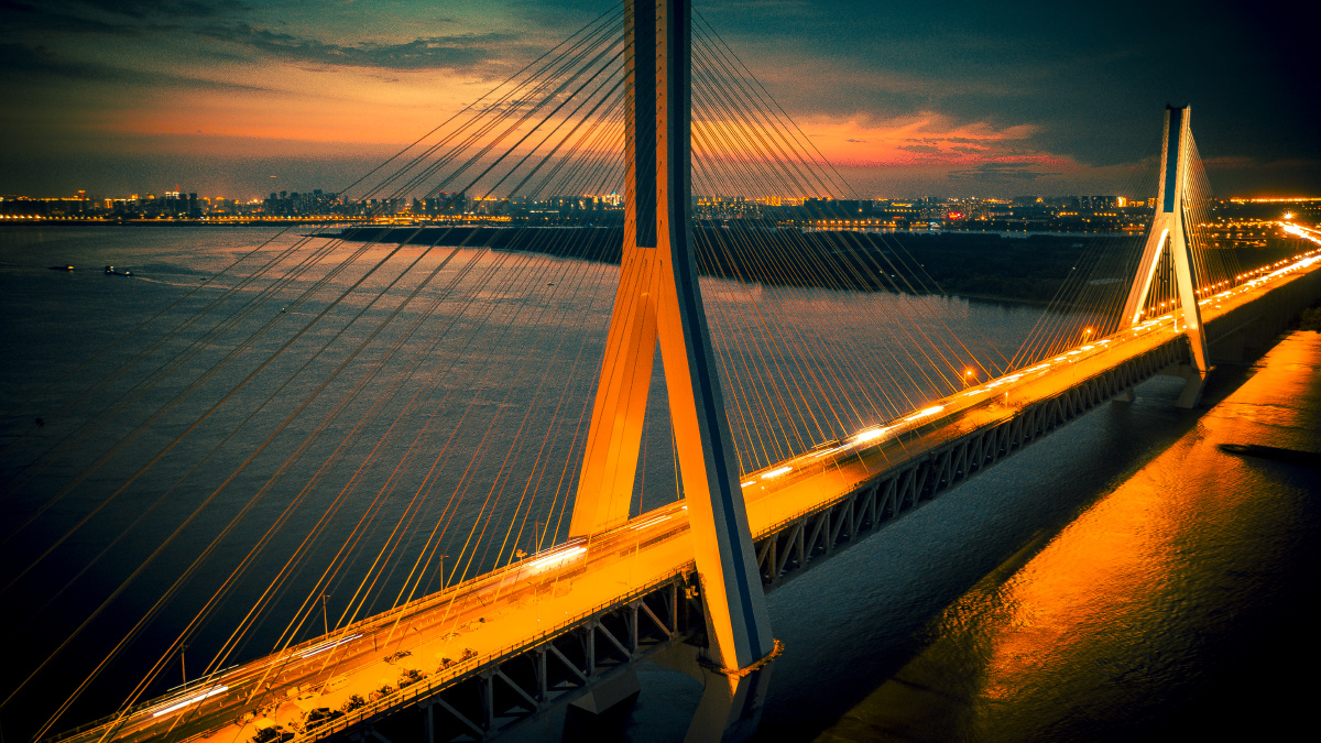 武汉长江上的十座大桥