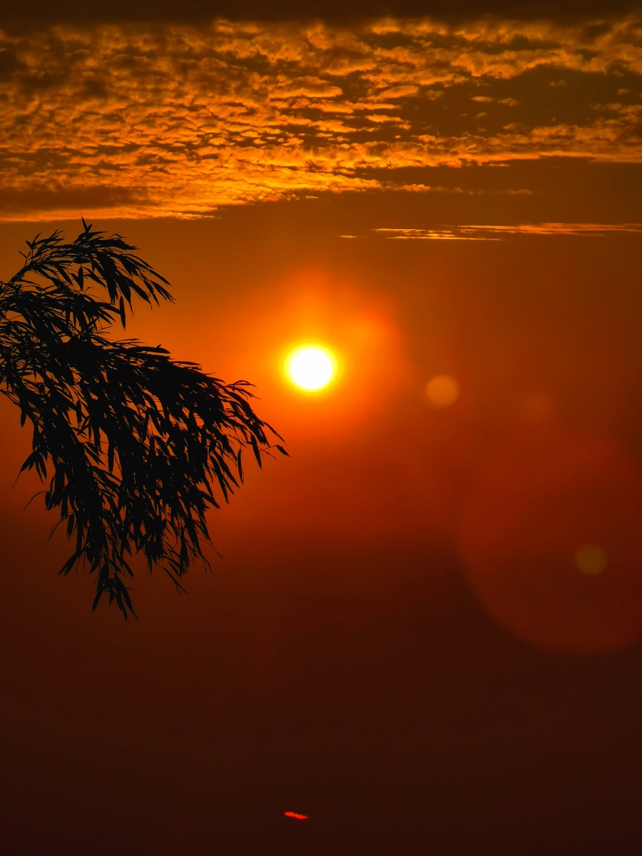 美丽夕阳醉了黄昏暖了人生