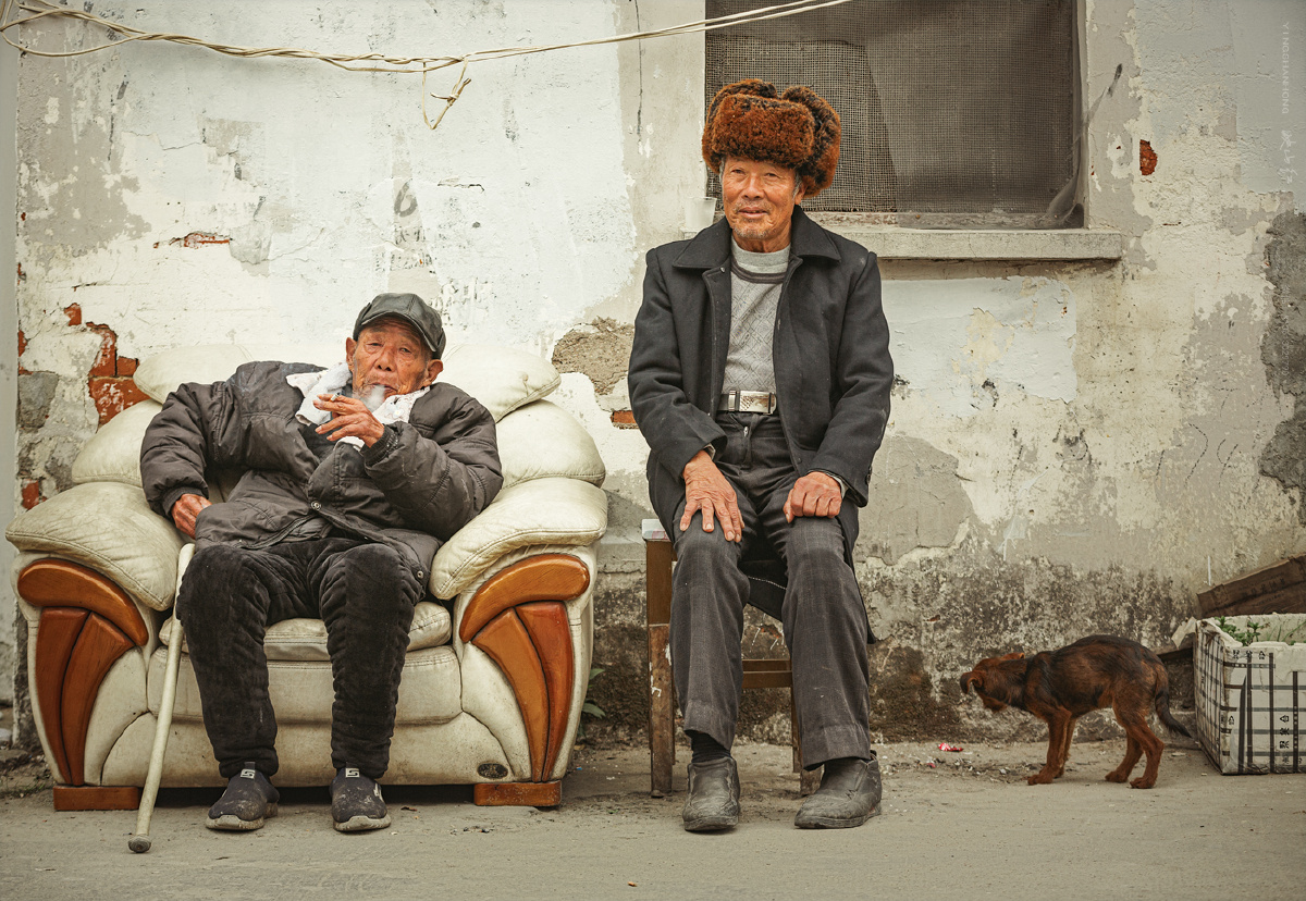 城中村的老人