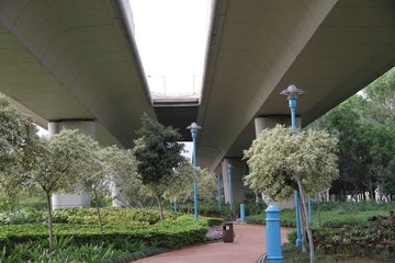under the highway
